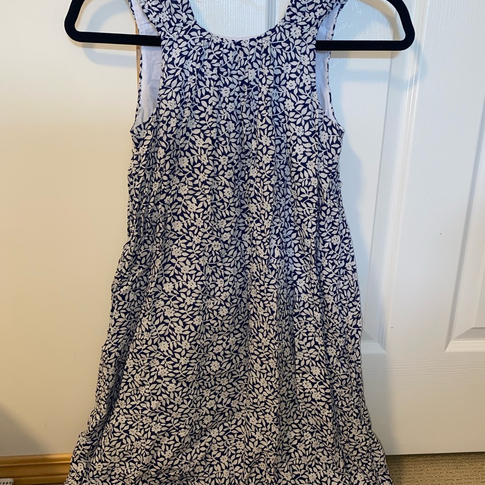 3Pommes Navy and White Floral Dress